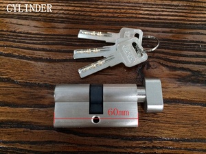 Белая дверная ручка набор с цилиндрическим замком - Product Image 6