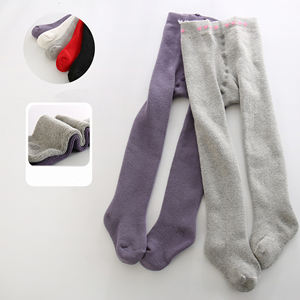 Collants d'hiver chauds en tissu éponge épais pour bébés, bébés et tout-petits, garçons et filles, grands leggings en PP, collants de couleur unie pour enfants - Product Image 2
