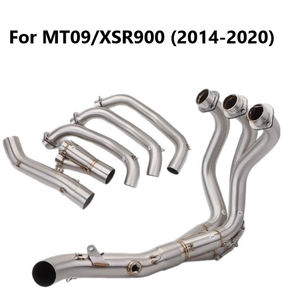 Sistema de Escape para Motocicleta CHMotor MT09 para Yamaha MT-<span class=keywords><strong>09</strong></span> <span class=keywords><strong>FZ</strong></span>-<span class=keywords><strong>09</strong></span> FJ09 TRACER 900 51mm 2015-2020, Escape Slip-on con Conexión Frontal - Product Image 4