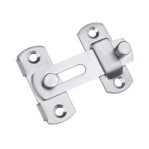 Stainless Steel Door Latch Butterfly Shaped Pin Brushed Finish Traditional Design Easy Installation Security Fixation - Product Image 1