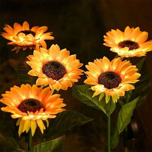 Pathway Lawn Yard Porch Walkway Decorations <b>LED</b> Artificial Flowers IP65 Waterproof Solar Dimmable CRI 80 Garden <b>Lights</b> - Product Image 3