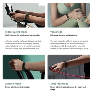 <span class=keywords><strong>Reloj</strong></span> inteligente <span class=keywords><strong>Mi</strong></span> <span class=keywords><strong>Band</strong></span> <span class=keywords><strong>5</strong></span> con carga magnética, pulsera con bluetooth, monitorización de salud - Product Image 4