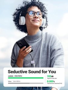 Bộ Chuyển Đổi Tai Nghe Và Bộ Sạc UGREEN 2 Trong 1 USB C Sang 3.5Mm Giắc Âm Thanh Loại C Sang Aux Có Khóa Sạc Nhanh PD 60W - Product Image 5