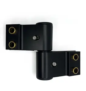 Factory Customized Door Hinges Adjustable Black Door Hinges Pivot Thickened Material Aluminum Hinge For Vietnam