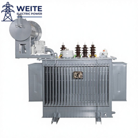 Transformateur de puissance immergé dans l'huile 11kV 415V 50kVA 100kVA 200kVA 400kVA 630kVA 1000kVA 50Hz Triphasé Distribution utilitaire IEC