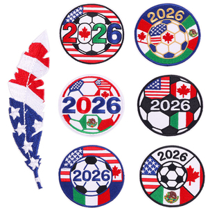 Parches Bordados Termoadhesivos <span class=keywords><strong>de</strong></span> la Copa <span class=keywords><strong>Mundial</strong></span> <span class=keywords><strong>de</strong></span> Fútbol 2026, Campeón <span class=keywords><strong>de</strong></span> la Copa <span class=keywords><strong>Mundial</strong></span> <span class=keywords><strong>de</strong></span> Fútbol - Product Image 1