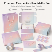 Cajas de Papel Biodegradables Personalizadas con Logotipo, Materiales Reciclados, Cajas de Envío Extra Resistentes para Ropa
