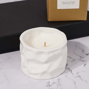Velas perfumadas de bambú de salvia y lavanda de nuevo diseño con cristales perfumados - Product Image 4