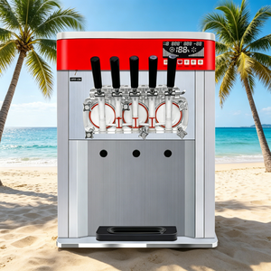 Máquina de helado suave para el hogar, máquina comercial pequeñ<span class=keywords><strong>a</strong></span> de cinco cabezales para pequeños negocios - Product Image 1