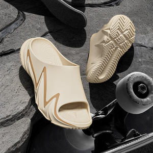 Classique imprimé écologique imperméable anti-dérapant bout ouvert été drapeau National hommes EVA sandales pantoufles pour hommes - Product Image 3