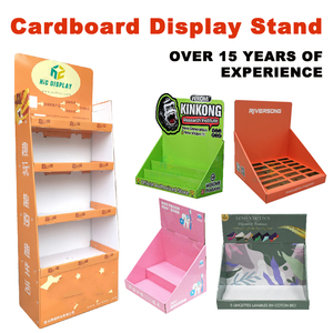 Exhibidor OEM de Supermercado Tipo Estantería de Piso POP de Cartón Ondulado para Alimentos, Galletas, Aperitivos, Pan y Dulces - Product Image 2