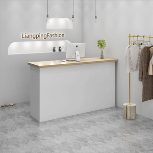 Mostrador de Recepción Compacto y Práctico para Tienda de Ropa Moderna, Bar, Salón de Belleza Pequeño, Mostrador de Caja Simple - Product Image 2