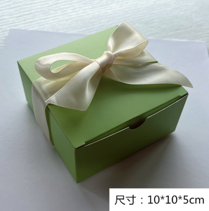 Personalizzare la scatola di ciambella singola riciclabile in <span class=keywords><strong>cartone</strong></span> avorio scatola quadrata gialla e rosa con logo - Product Image 5