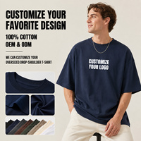 T-shirt en coton pour homme, coupe ample et oversize, grande taille, couleur unie, manches courtes, respirant, décontracté, personnalisable, pour l'été, vente en gros