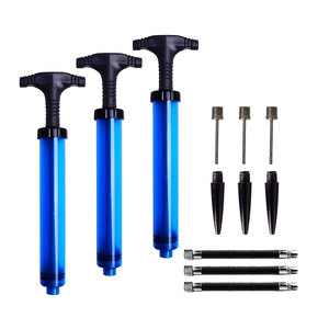 Grande pompe à balles double <span class=keywords><strong>Action</strong></span> pour gonflable, avec 3 aiguilles et 1 buse pour le Basketball, le volley-Ball et le football, 1 pièce - Product Image 3