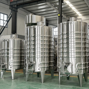 Cuve de fermentation sous pression à double enveloppe en acier inoxydable pour la production d'alcool 2000L, refroidissement au glycol pour <span class=keywords><strong>cidre</strong></span> de poire - Product Image 3