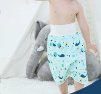 2026 Meistverkaufte Baby-Windelhose Auslaufsichere Trainingswindel Baby-Nachtwindel Reine Baumwolle Waschbare Windelhose mit Tasche
