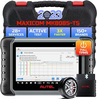 Autel MaxiCOM MK808S-TS MK808Z-TS TPMS outil de réapprentissage prise en charge des fonctions de programmation des capteurs et de test de batterie PK MK808S/Mk808Z