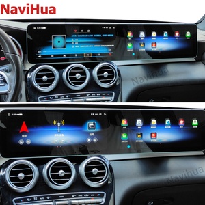 NaviHua Autoradio multimédia Android avec écran tactile, kit intérieur pour Mercedes Benz Classe C GLC W205 X253 2015 2018 - Product Image 4