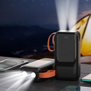 High Capacity 20W Power Bank Outdoor Camping LED Digital Display Rope Handle Fast Charging 30000mah with <b>Cable</b> - Product Image 3