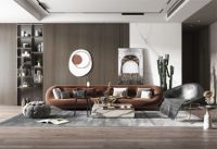 Melinco Système de panneaux muraux de qualité commerciale résistant au feu et aux chocs pour les projets de vente au détail d'hôtels et de villas