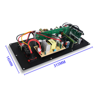 Modul Amplifier Mobil Craftsman 60W 5.0 Kelas D dengan BT/FM/USB/AUX untuk Sistem Speaker