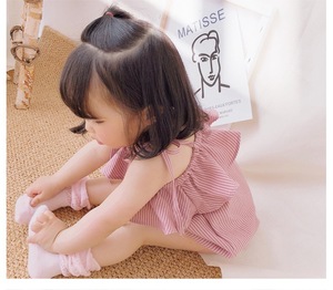 Nuova estate della bretella del bambino vestiti della ragazza del bambino appena nato della ragazza tuta tuta - Product Image 4