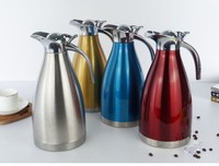 Jarra Térmica al vacío de acero inoxidable, doble pared, 1,5 l, 2,0 L, para jarra de café