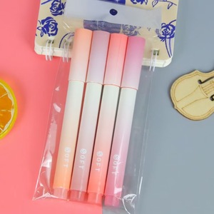Ensemble de surligneurs à changement de couleur progressif, stylo créatif à tête oblique pour protection des yeux, marqueur de dessin et de graffiti, 4 pièces - Product Image 4