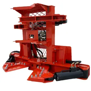 Hout Cutter En Splitter Attachment Brandhout Processor Voor Schranklader Graafmachine Boom Shear Bos Boom Snijmachine