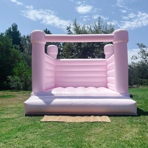 H5 thương mại PVC bouncy Mini Toddler Trắng nhà bị trả lại <span class=keywords><strong>Inflatable</strong></span> đám cưới Bouncer lâu đài với bóng hồ bơi trượt - Product Image 5