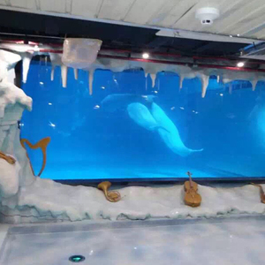 <span class=keywords><strong>Aquarium</strong></span> mural en alliage d'aluminium, décoration de cadre mural pour poissons - Product Image 3