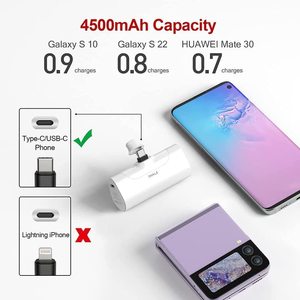 Mini Ngân Hàng Điện Nguồn Nhà Máy 4500MAh Điện Thoại Di Động Sạc Với Loại C Cắm Sử Dụng 21700 Chất Lượng Cao Pin - Product Image 3