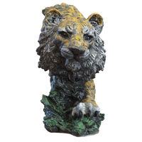 Statuette de tigre décorative en résine, modèle 3D pour la décoration de la maison