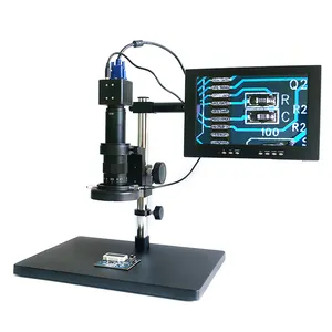 ZQYM HD Elektronen mikroskop Industrie CCD Kamera PCB Injektor Wartung Inspektion und Identifizierung Lupe