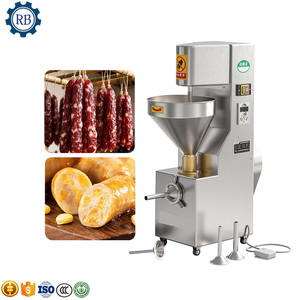 Machine à farcir les saucisses verticale en acier inoxydable avec <span class=keywords><strong>poussoir</strong></span> à saucisses pour usage domestique et restaurant - Product Image 2