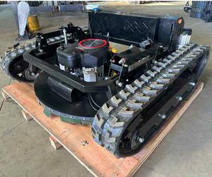 Chinesische Herstellung heißer Raupen schneide maschine Roboter Gas Mini landwirtschaft lichen intelligenten Rasenmäher - Product Image 5