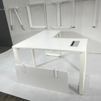 Cadre en métal réglable professionnel pour tables de bureau, style de design contemporain, pieds de meubles, cadre de bureau