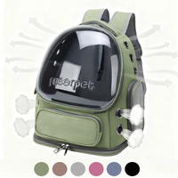 Sac de transport pour chat et chien, sac pour animaux de compagnie, portable, double épaule, respirant, capacité moyenne, capsule spatiale, vision, dureté moyenne