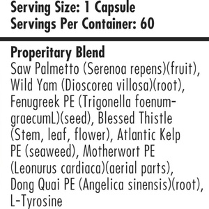 Suplementos Now Big Booty Booster, Cápsulas Herbales para Aumento de Glúteos, Marca Privada para Adultos, Saw Palmetto - Product Image 2