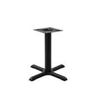 Bases de table de restaurant d'occasion en fonte modulaires morden X Prong