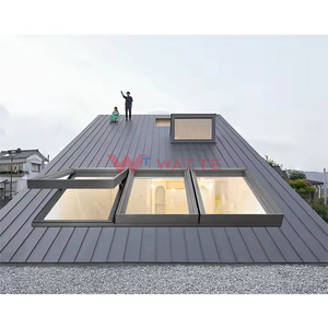 Fenêtre de toit vitrée électrique Skyview à cadre en aluminium pour grenier à pente, avec éclairage ventilé et isolation personnalisables - Product Image 6
