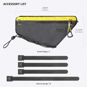 Muestra Gratuita, Bolsa de Bicicleta Impermeable para Manillar, con Logotipo Personalizado, Color Gris Nieve, TPU, para Ciclismo al Aire Libre - Product Image 6