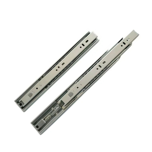 Glissière télescopique à extension complète à fermeture amortie robuste et moderne sur mesure avec roulement à billes pour tiroir d'armoire - Product Image 3