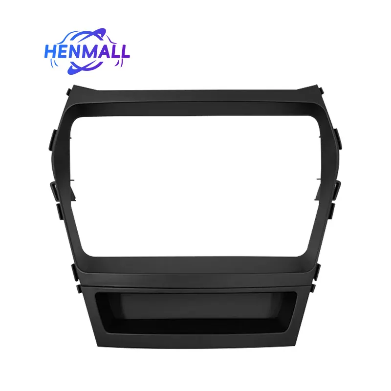 Henmall 9" Car Radio Fascia For Hyundai Santafe IX45 DVD Stereo Frame Plate Adapter Mounting Dash Installation Bezel