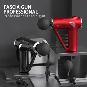 HB-008 Pistola de massagem miofascial portátil de tecido profundo 3200 velocidades com tela de toque massageador triangular