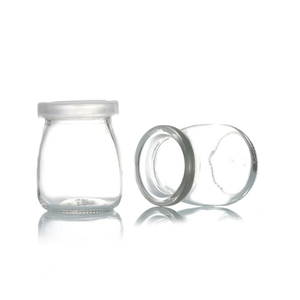 Wholesale Cheap Price 100ml 50ml 75ml Yogurt <b>Storage</b> Cream Cheese Pudding Clear Glass Jar Mason Can Swivel Lid Durable Leak - Product Image 1