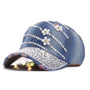 European American High Quality Washed Distressed Denim Promotional Silk Screen Printed Baseball Cap Breathable Comfort - Product Image 6