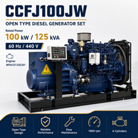 Groupe électrogène diesel marin SCDC100JW 100 kW alimenté par un groupe électrogène marin SCDC WP6CD132E201 pour bateaux de pêche et ferries de passagers