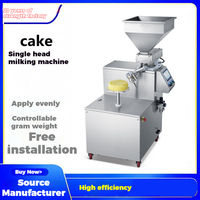 Machine automatique de fabrication de gâteau de mariage Machine d'enrobage de crème de gâteau d'anniversaire Machine de décoration de crème à buse unique